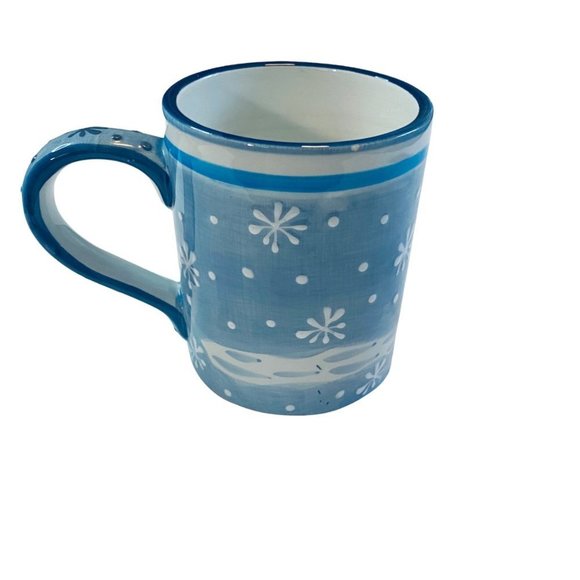 PACIFIC RIM HAND-PAINTED CHRISTMAS MUG - Picture 2 of 6